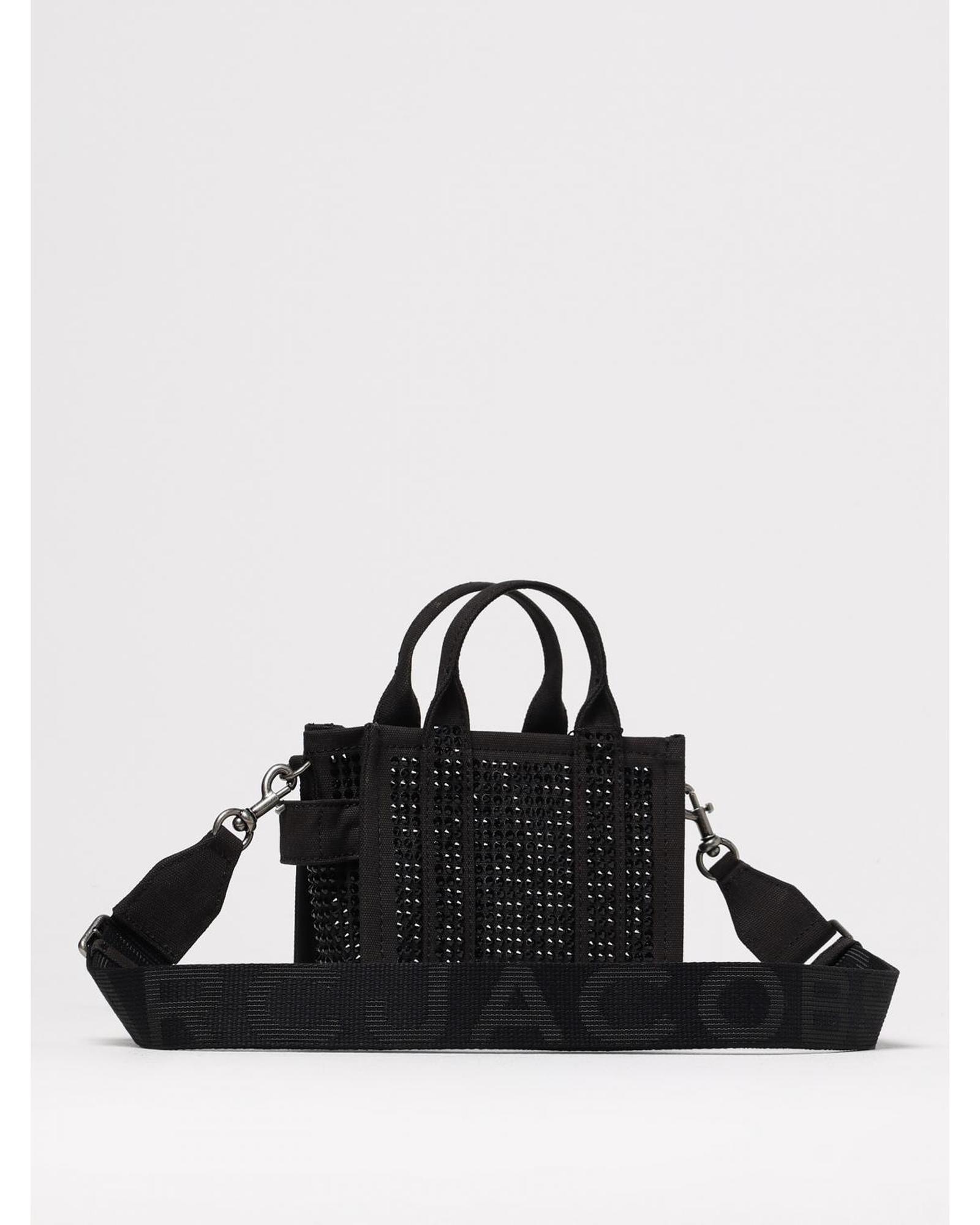 Marc Jacobs Mini Crystal Tote Crystal Embellished Tote Wo - Black Clutch Bags image 2