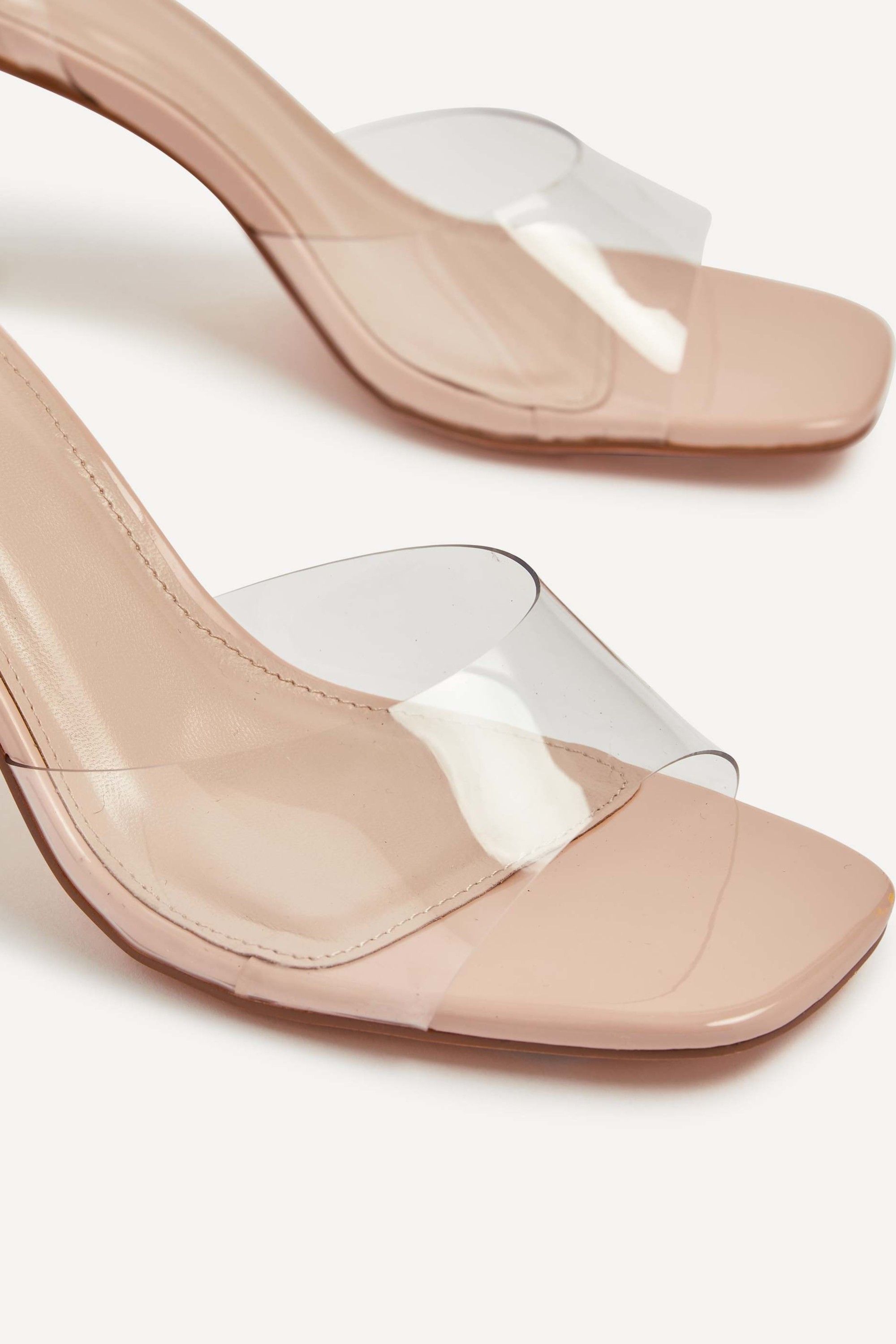 Linzi Cindy Nude & Perspex Sandal image 4