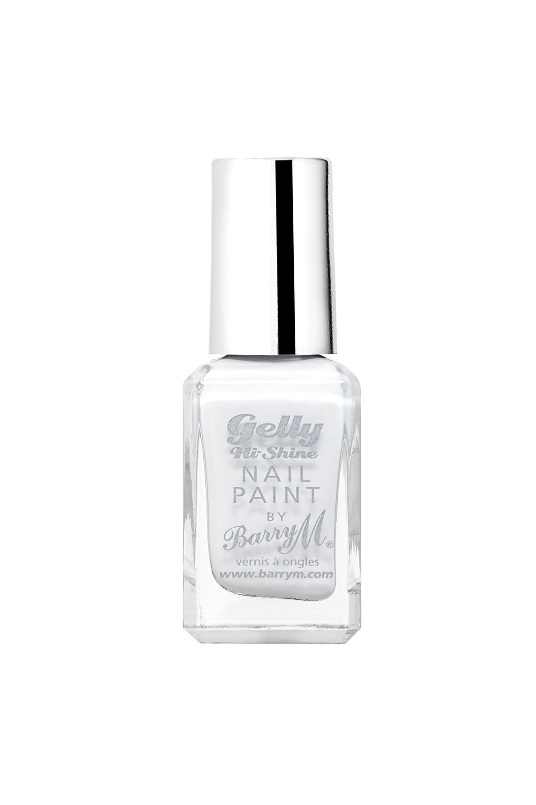Barry M Cosmetics Gelly Hi Shine Nail Paint White Cotton image 1