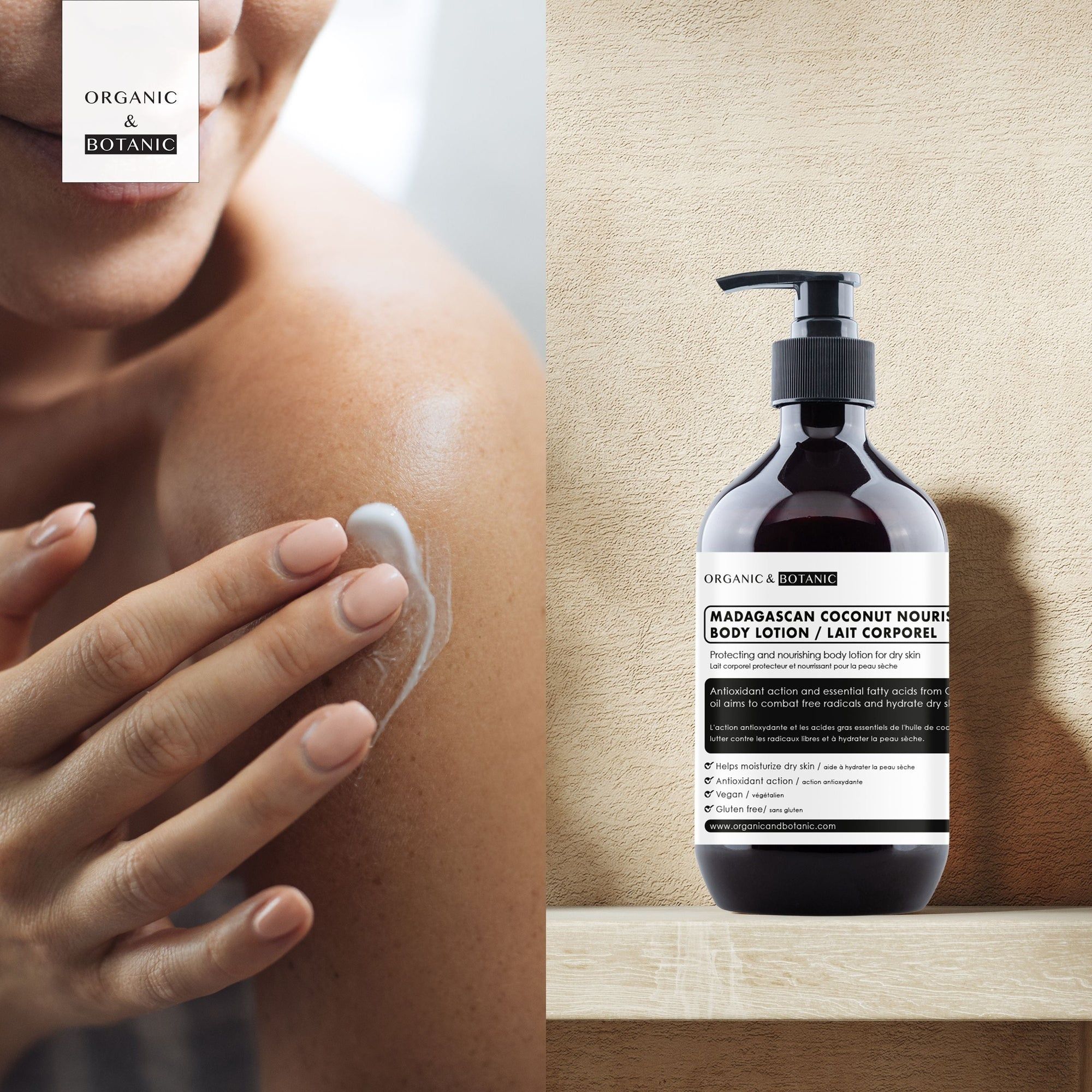 Organic & Botanic Madagascan Coconut Body Lotion 500ml image 5