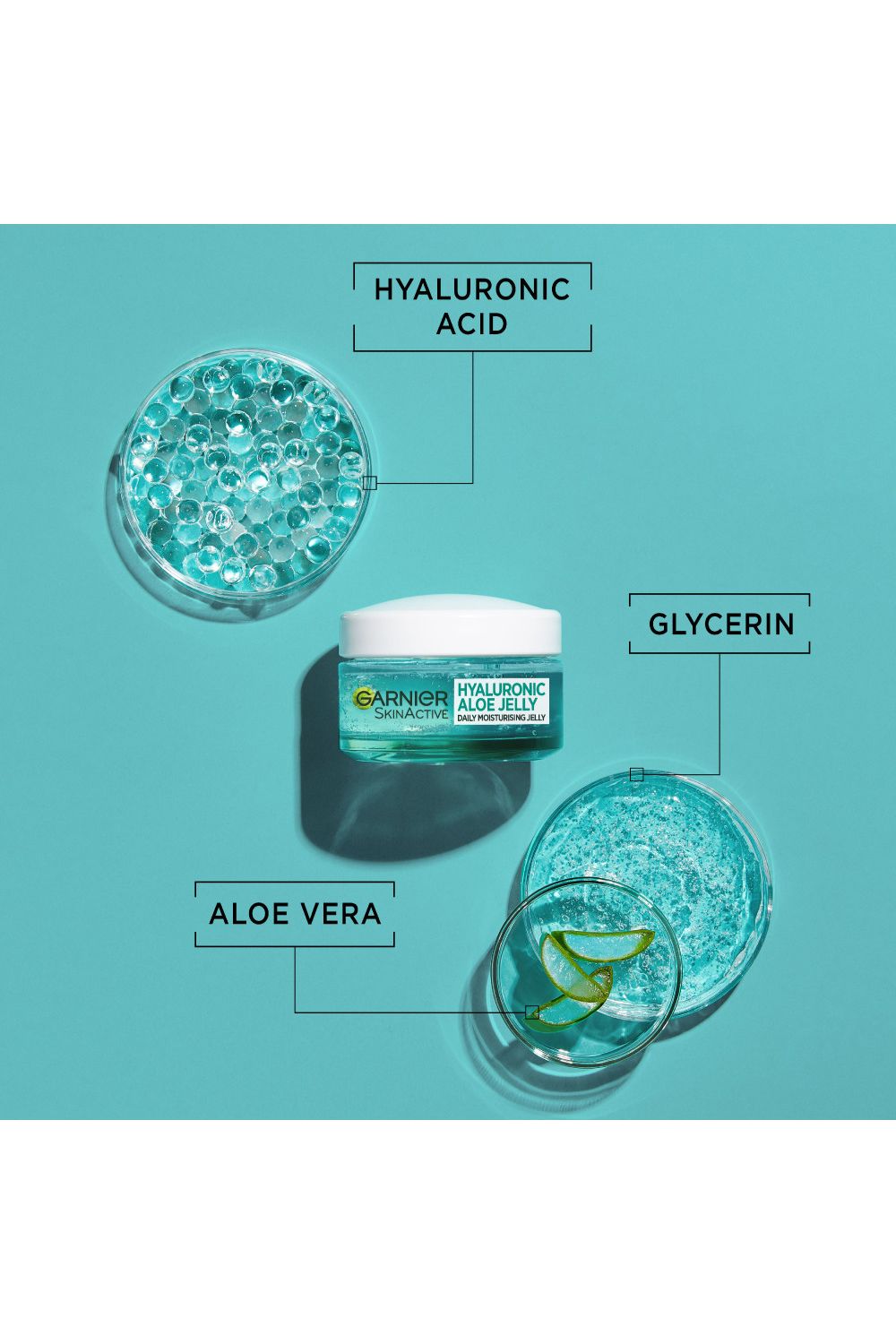 Garnier Skinactive Hyaluronic Aloe Daily Moisturising Jelly 50ml Multi image 2