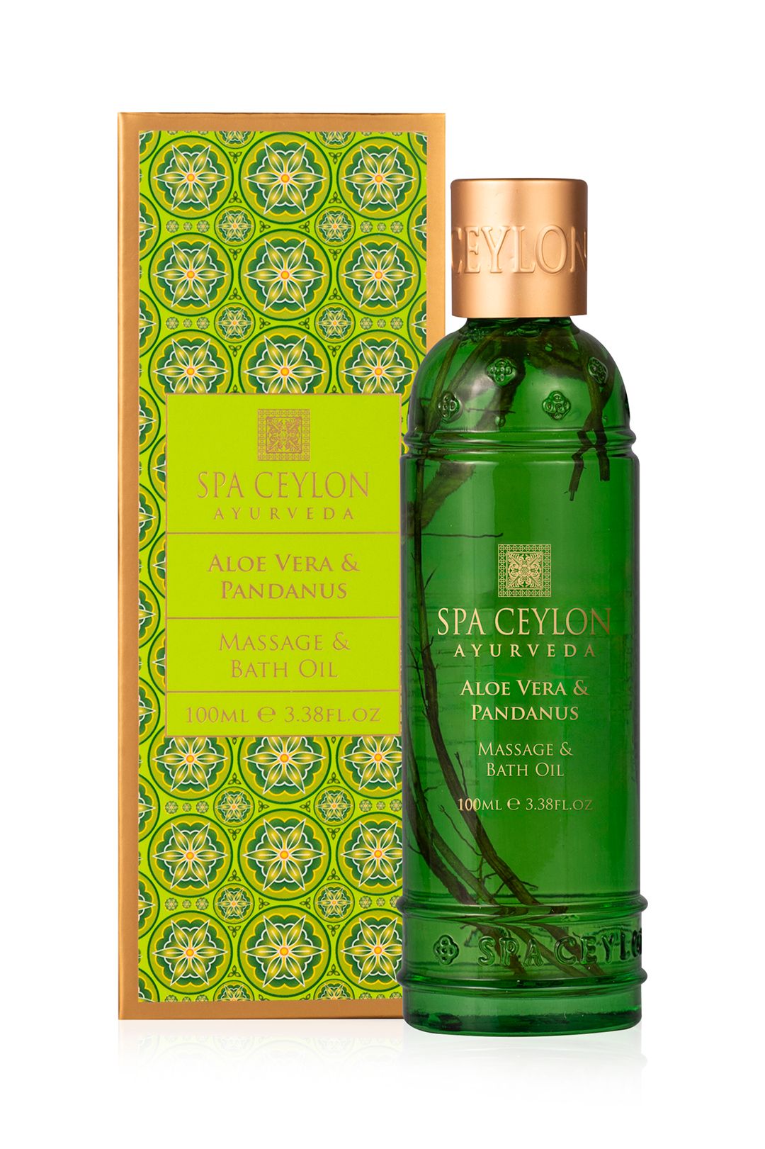 Spa Ceylon Aloe Vera & Pandanus Massage & Bath Oil image 1