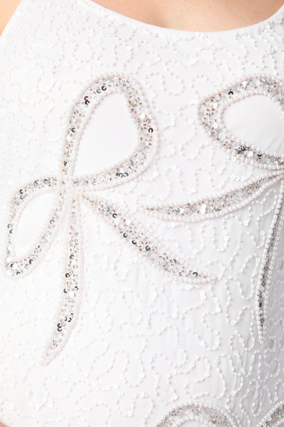 Coast Bow Embellished Maxi Wedding Dress Ivory image 5