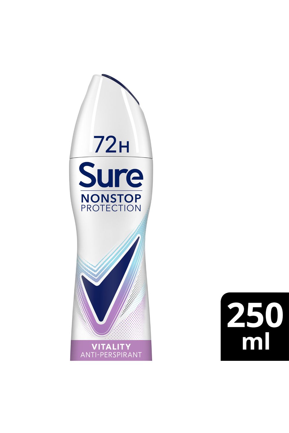 Sure Women Vitality 'Deodorant Spray' w/ 72H Nonstop Protection 250ml, 3pk image 2