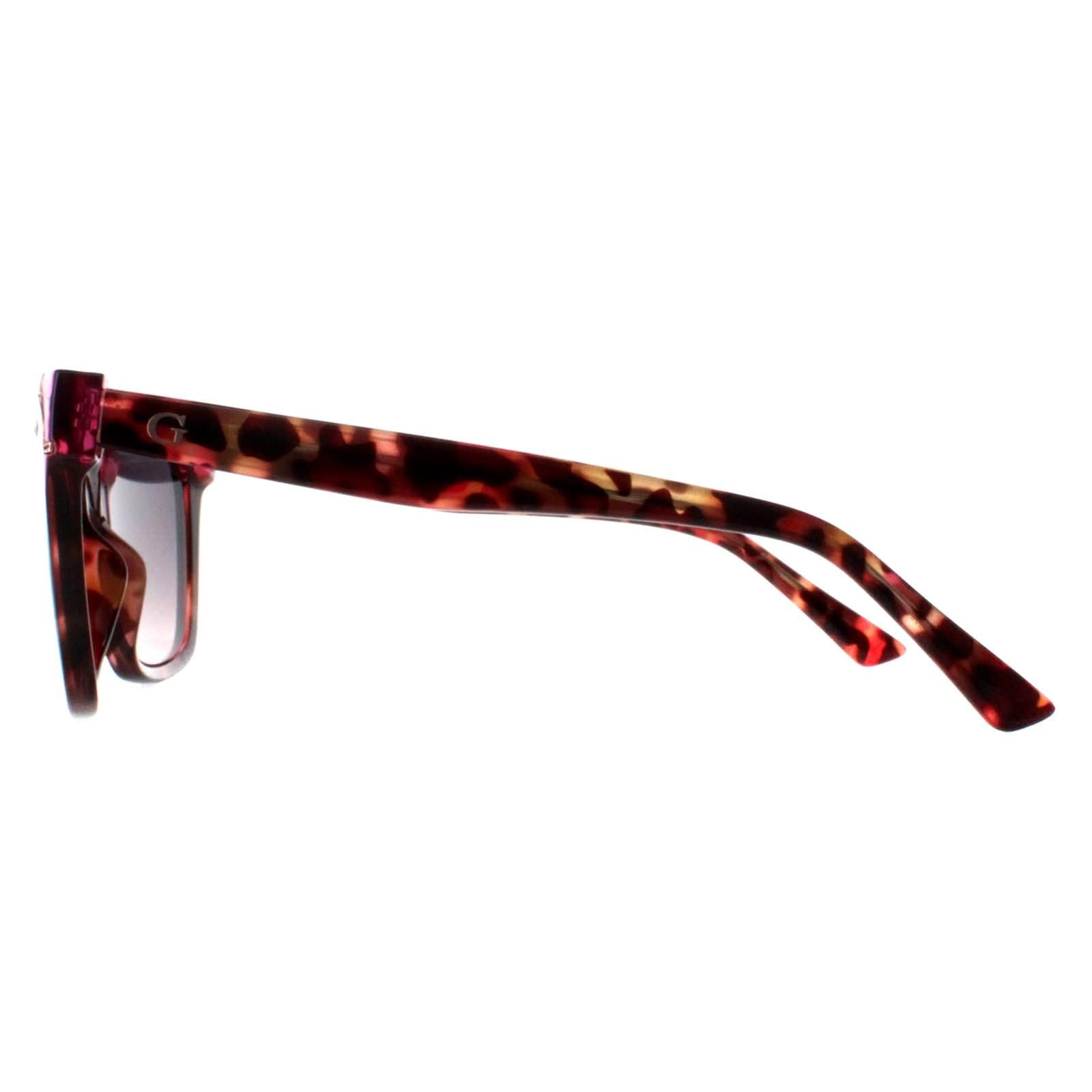 Guess Rectangle Pink Havana Smoke Gradient GU7840 image 3