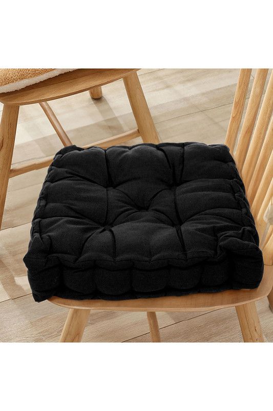 Living and Home Garden Armchair Cotton-Linen Cushion Chair Pad with Handle image 2