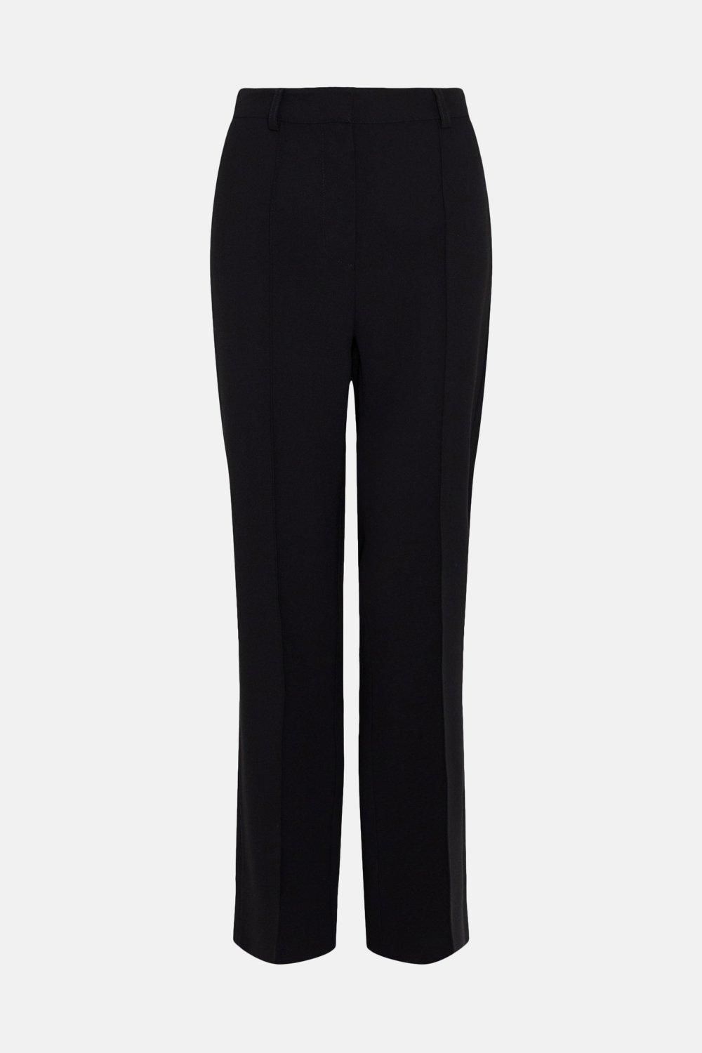 Coast Tailored Pinstitch Straight Leg Trouser Black image 4