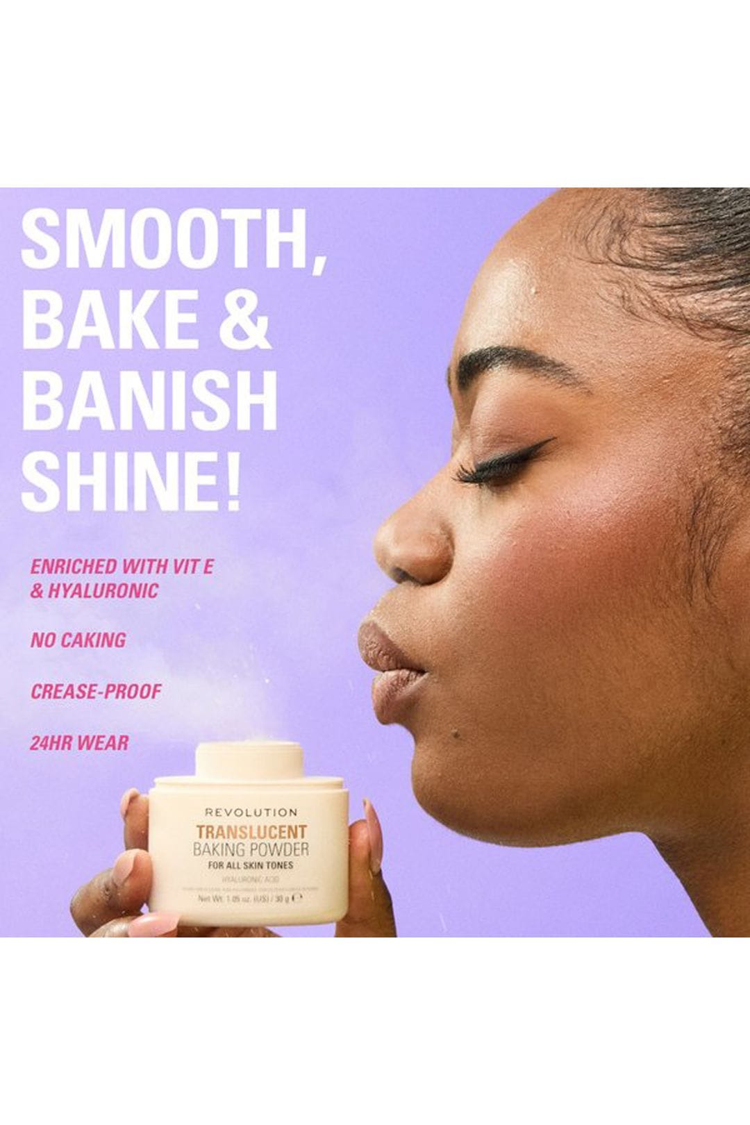 Revolution Loose Baking Powder 30g Sweet Lilac image 3