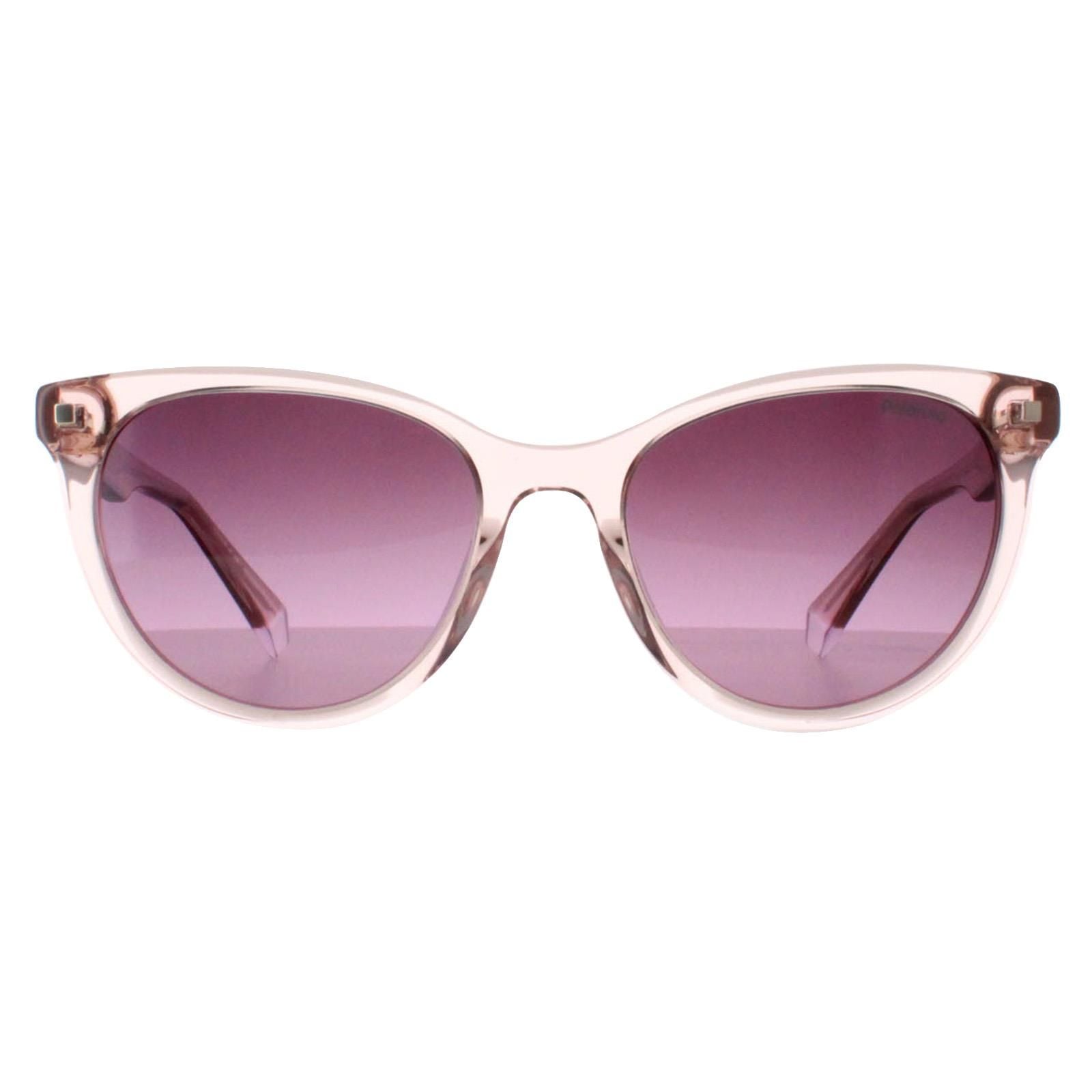 Polaroid Cat Eye Pink Violet Gradient Polarized PLD 4111/S/X image 1