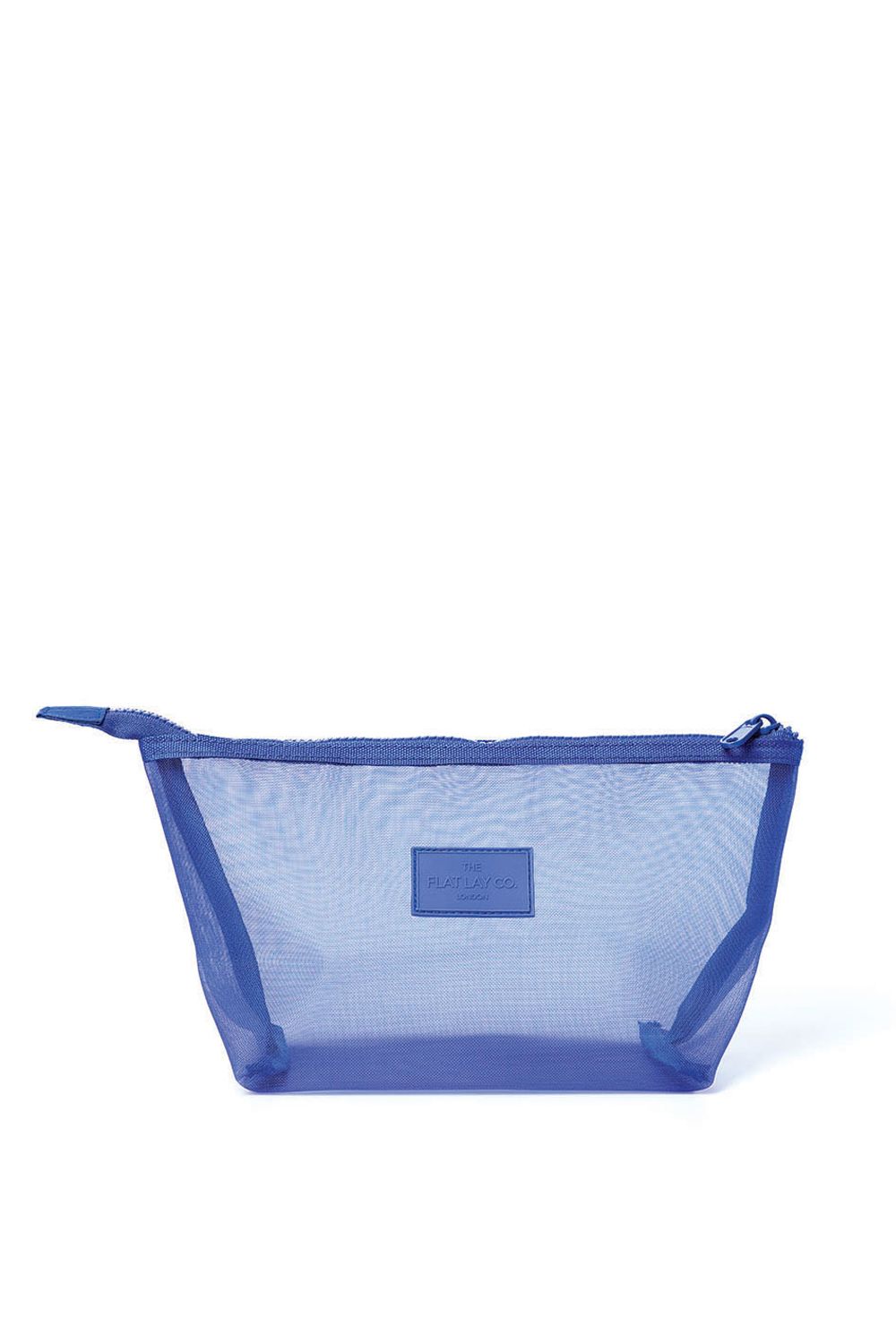 The Flat Lay Co Mesh Essential Makeup Pouch - Cobalt Blue Multi image 1