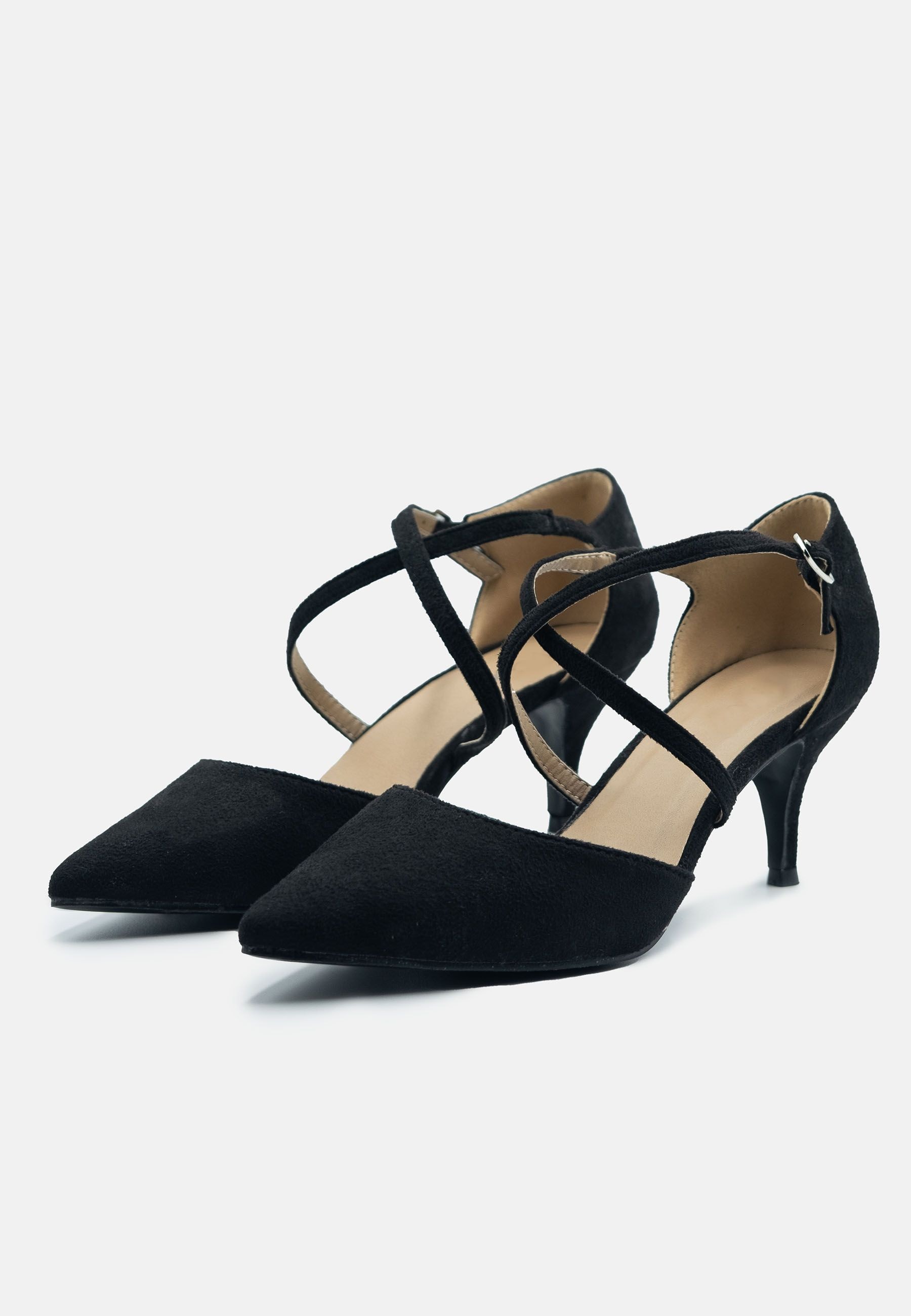 Where's That From 'Kennedi' Low Kitten Heel With Crossover Strap image 4