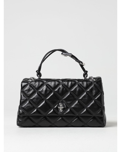 Marc Jacobs Softshot 21 Quilted Leather Crossbody Wo - Black