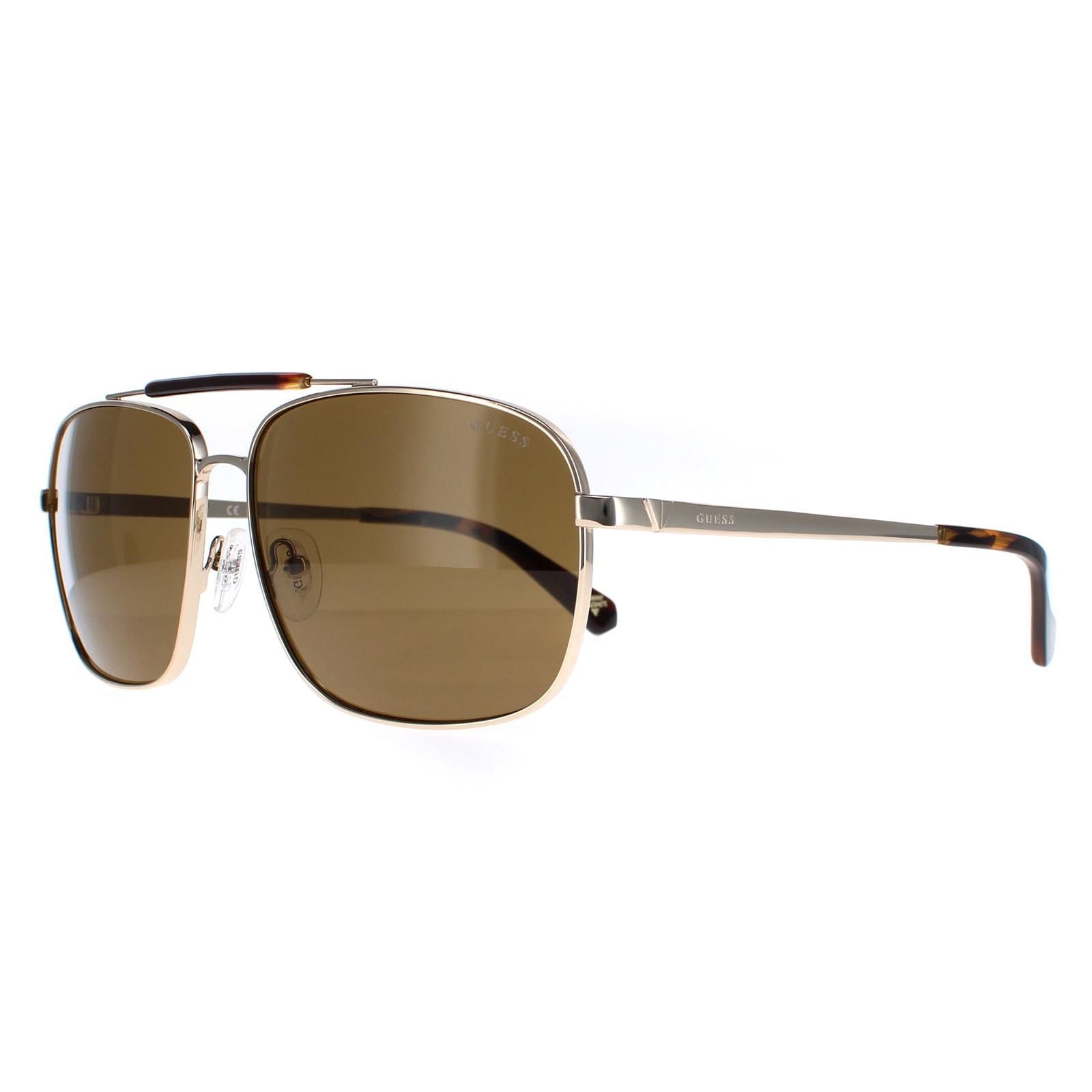 Guess Aviator Gold Brown GU5210 image 2