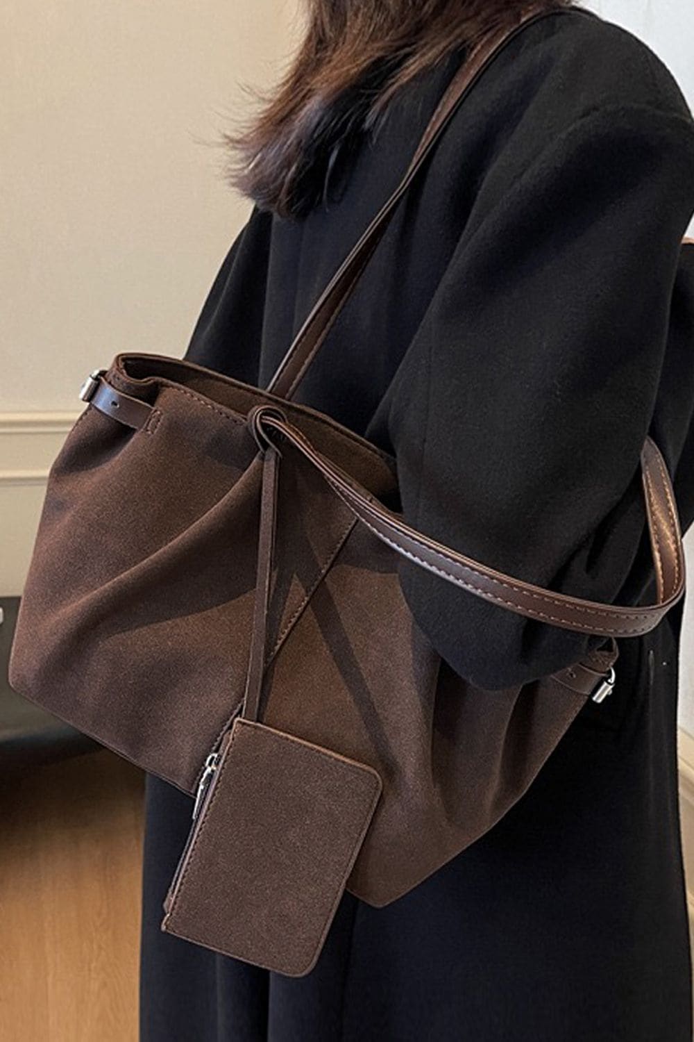 XY London 'Destiny' Large Tote Bag with Matching Pouch Purse image 5