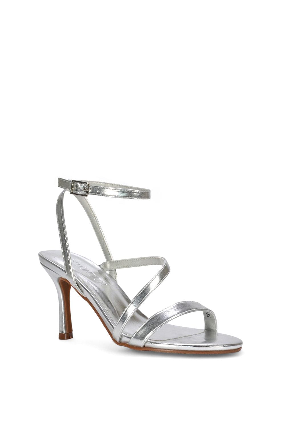 XY London 'Sherry'' Strappy Barely There Stilettos Heel Shoes image 2