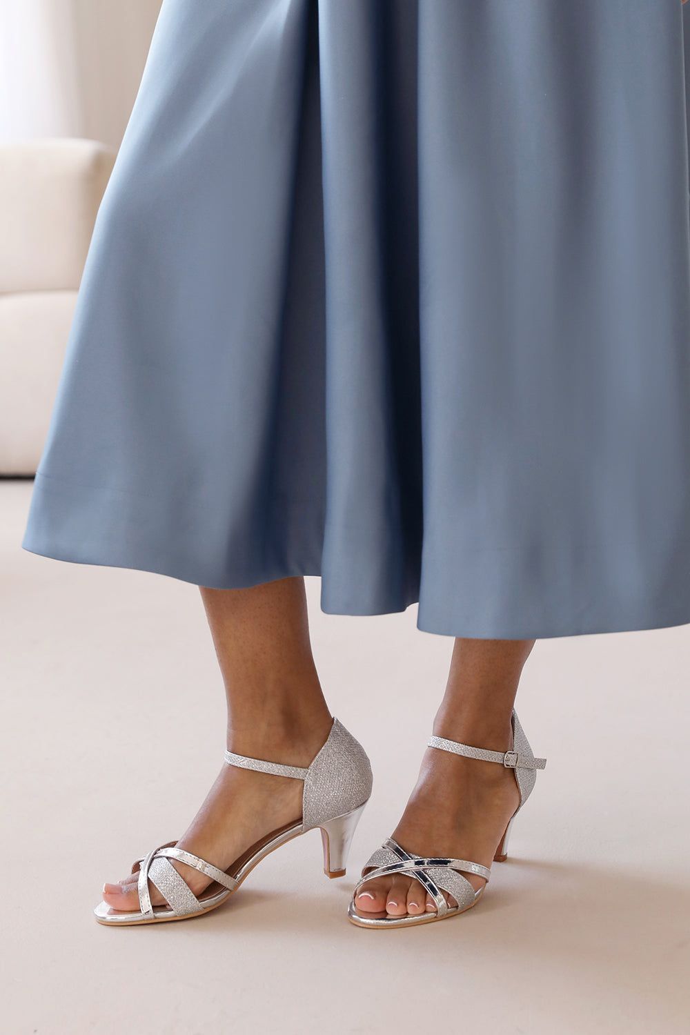 Where's That From 'Reese' Mid High Heel With Buckle Ankle Strap image 2