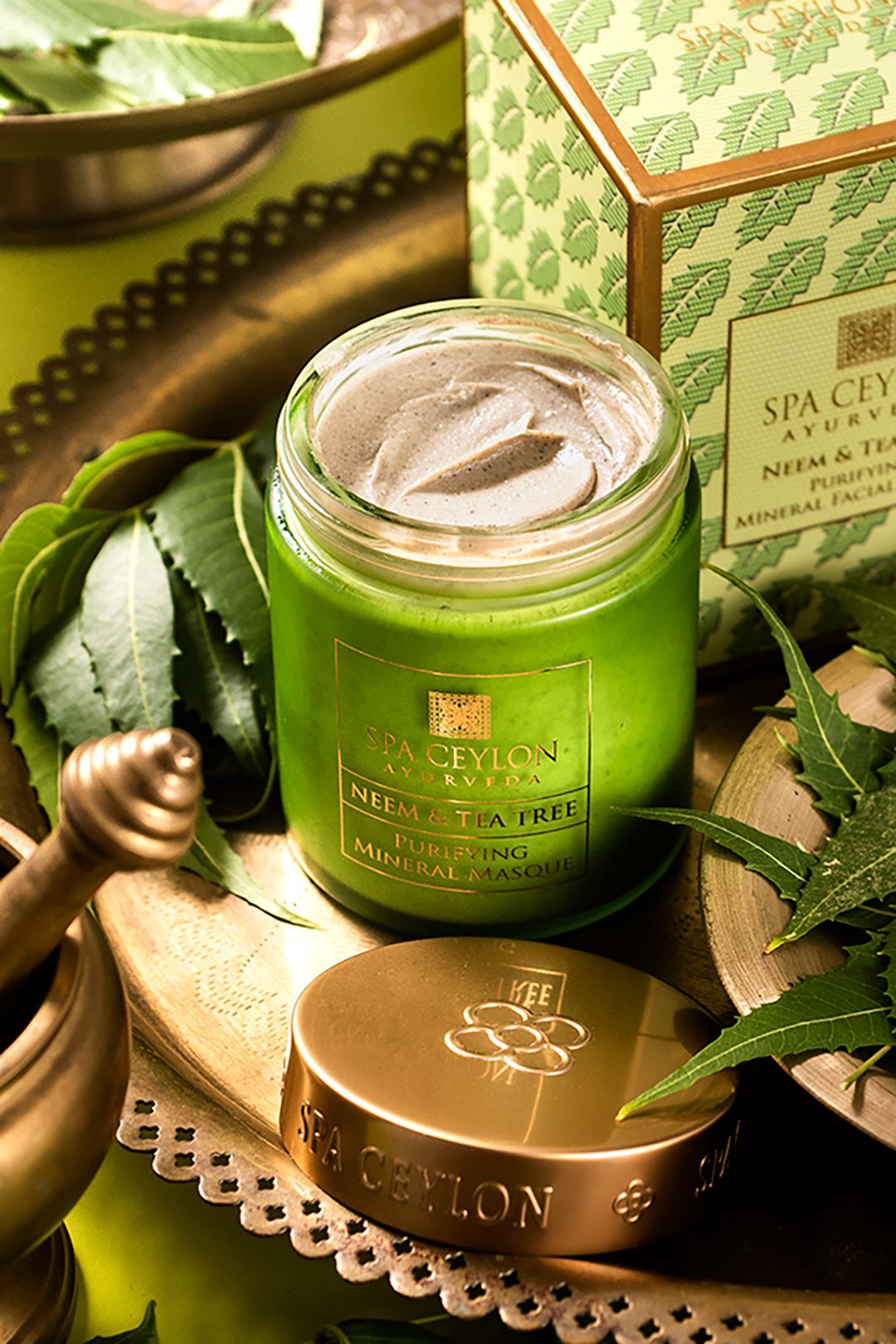 Spa Ceylon Neem & Tea Tree -  Purifying Mineral Masque  100g image 2