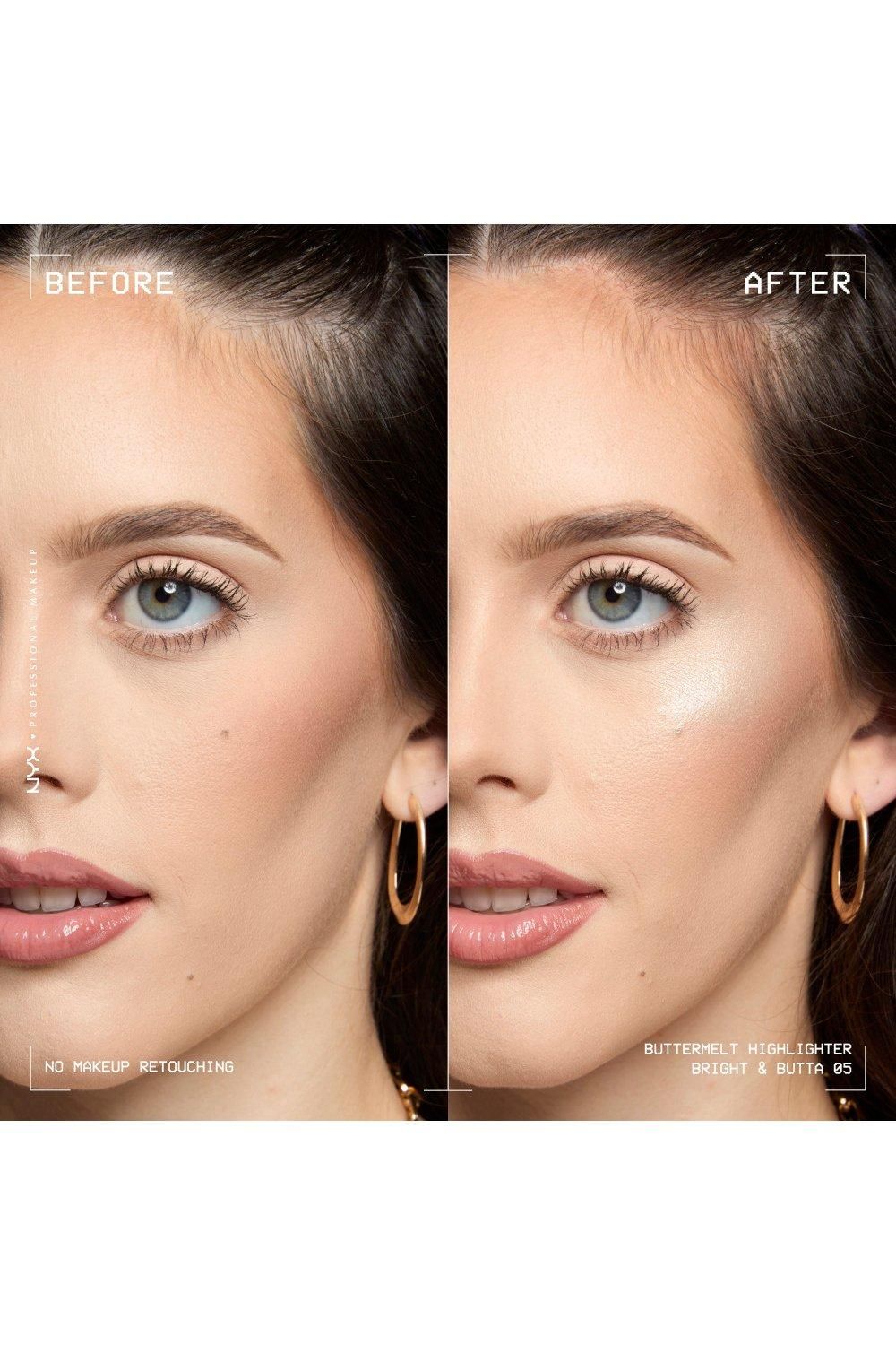 NYX Professional Makeup Buttermelt Highlighter 5g Bright And Butta image 3