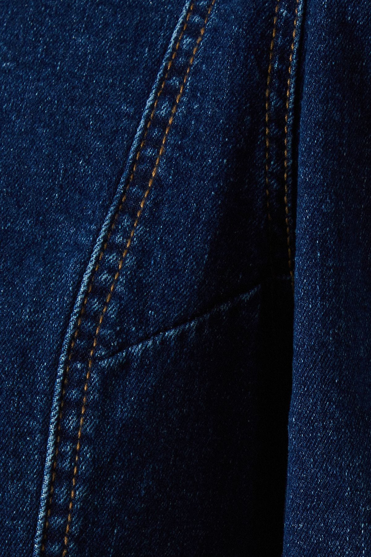 Dorothy Perkins Seam Front Mini Denim Dress Dark Wash image 5