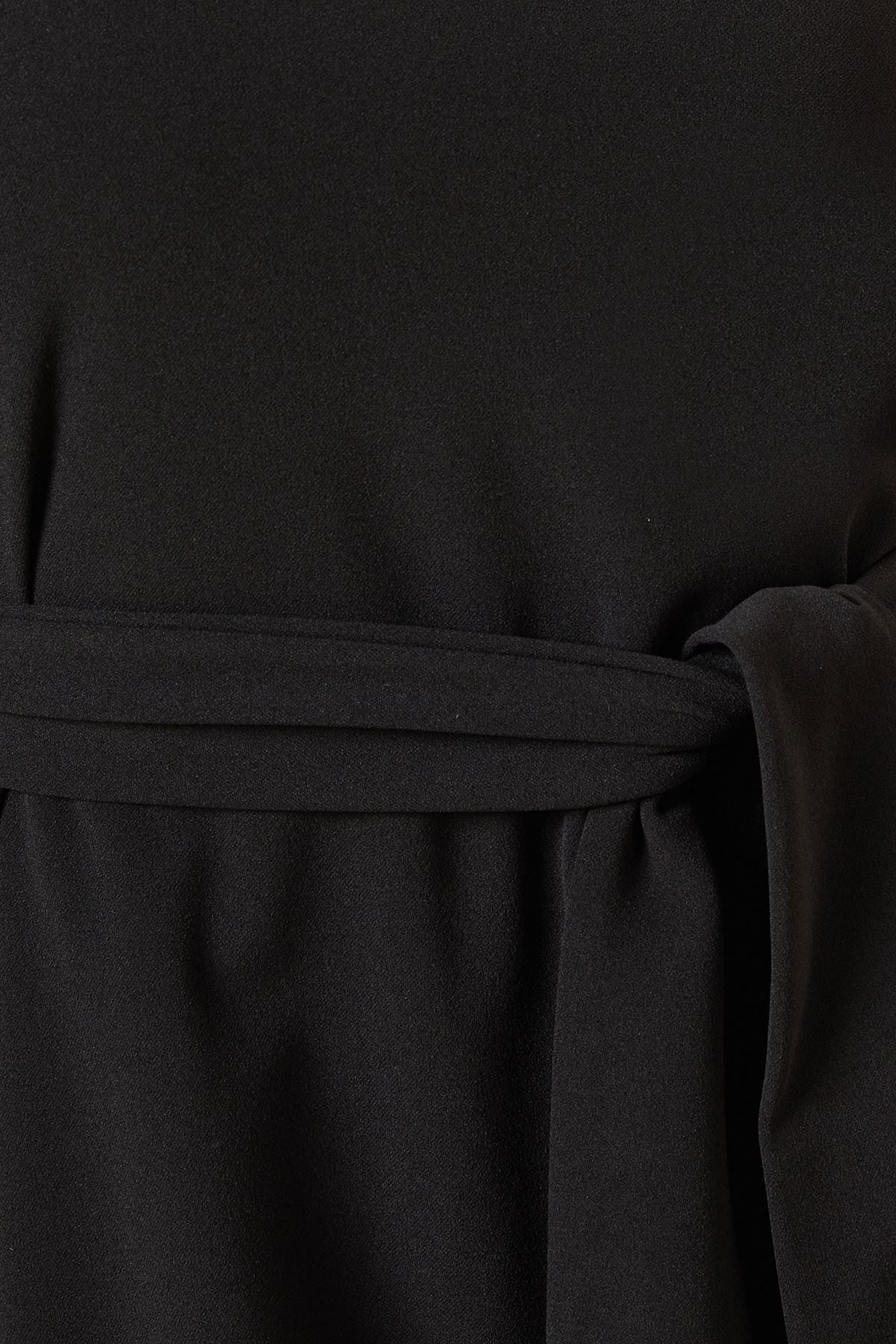 Dorothy Perkins Belted Scuba Shift Mini Dress Black image 5