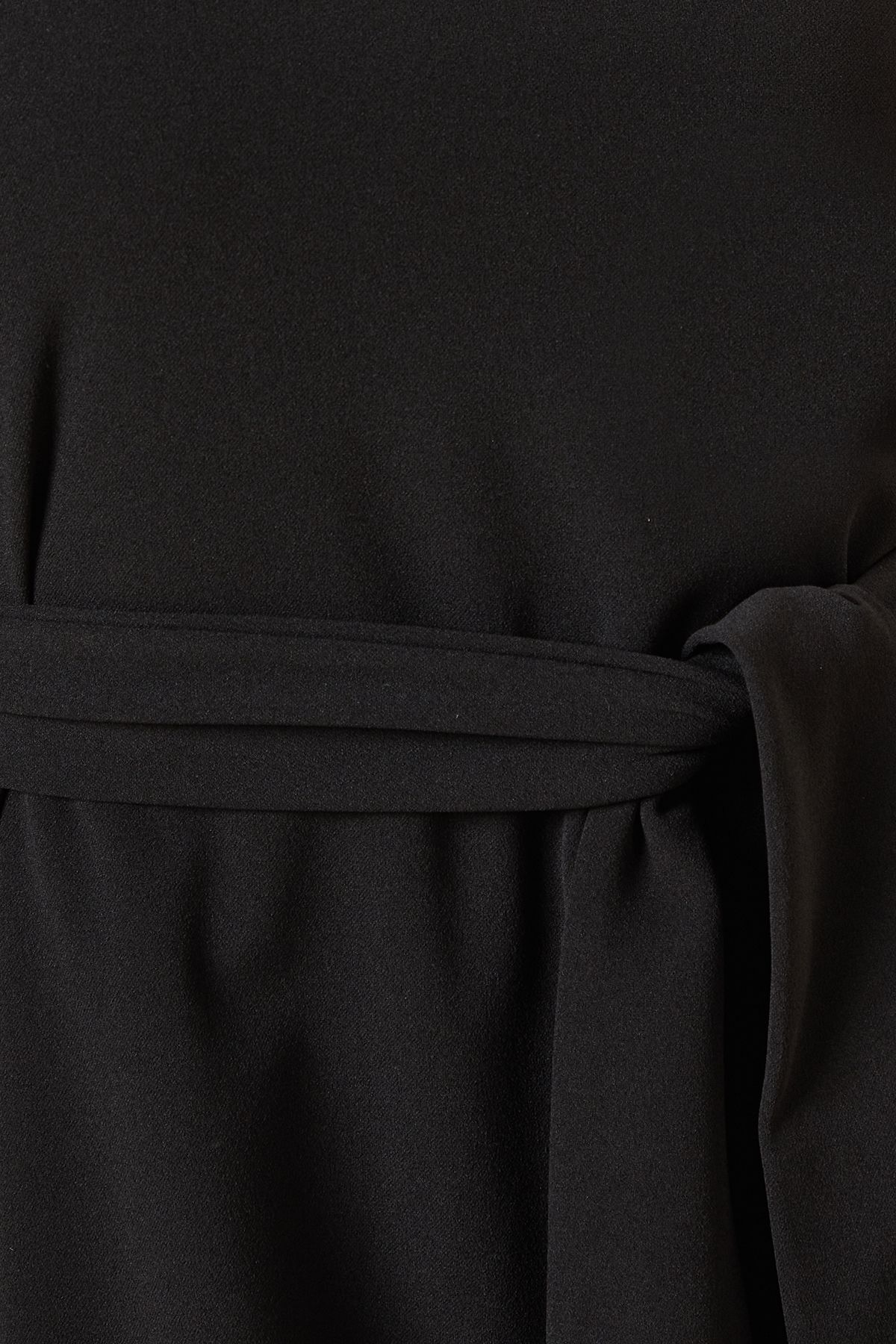 Dorothy Perkins Belted Scuba Shift Mini Dress Black image 5