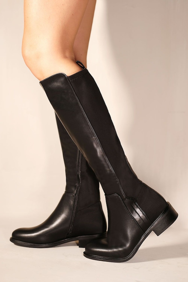 Where's That From 'Parker' Knee High Boots With Side Zip