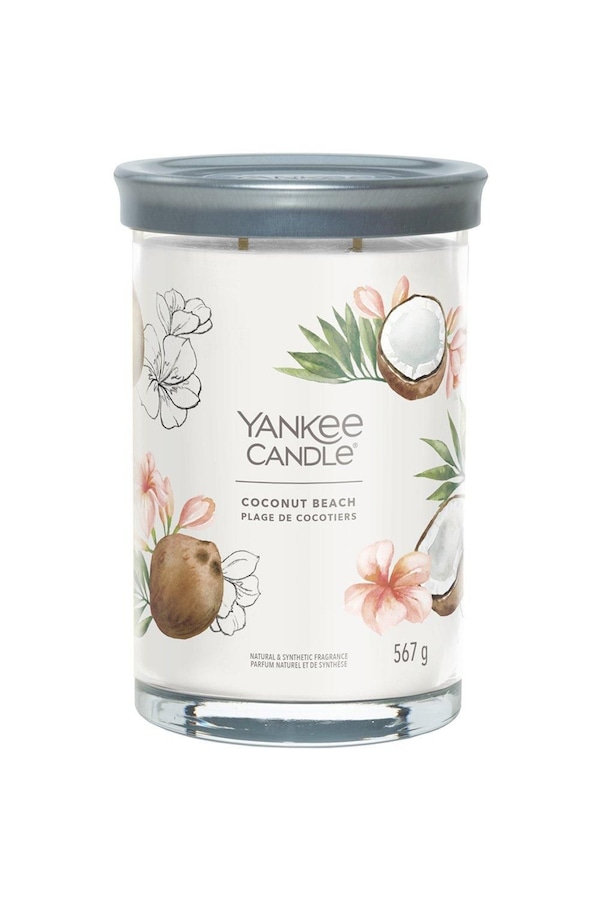 Yankee Candle Signature Large Tumbler Coconut Beach White
