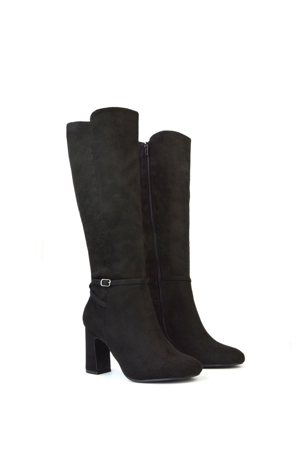 XY London 'Kadie' High Block Heel Knee High Boots image 2