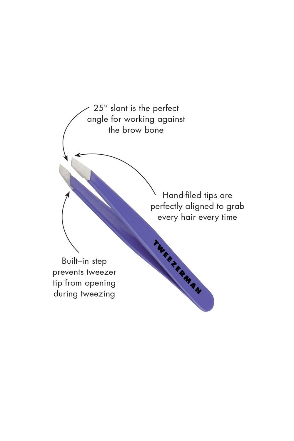 Tweezerman Mini Slant Tweezer Purple image 3