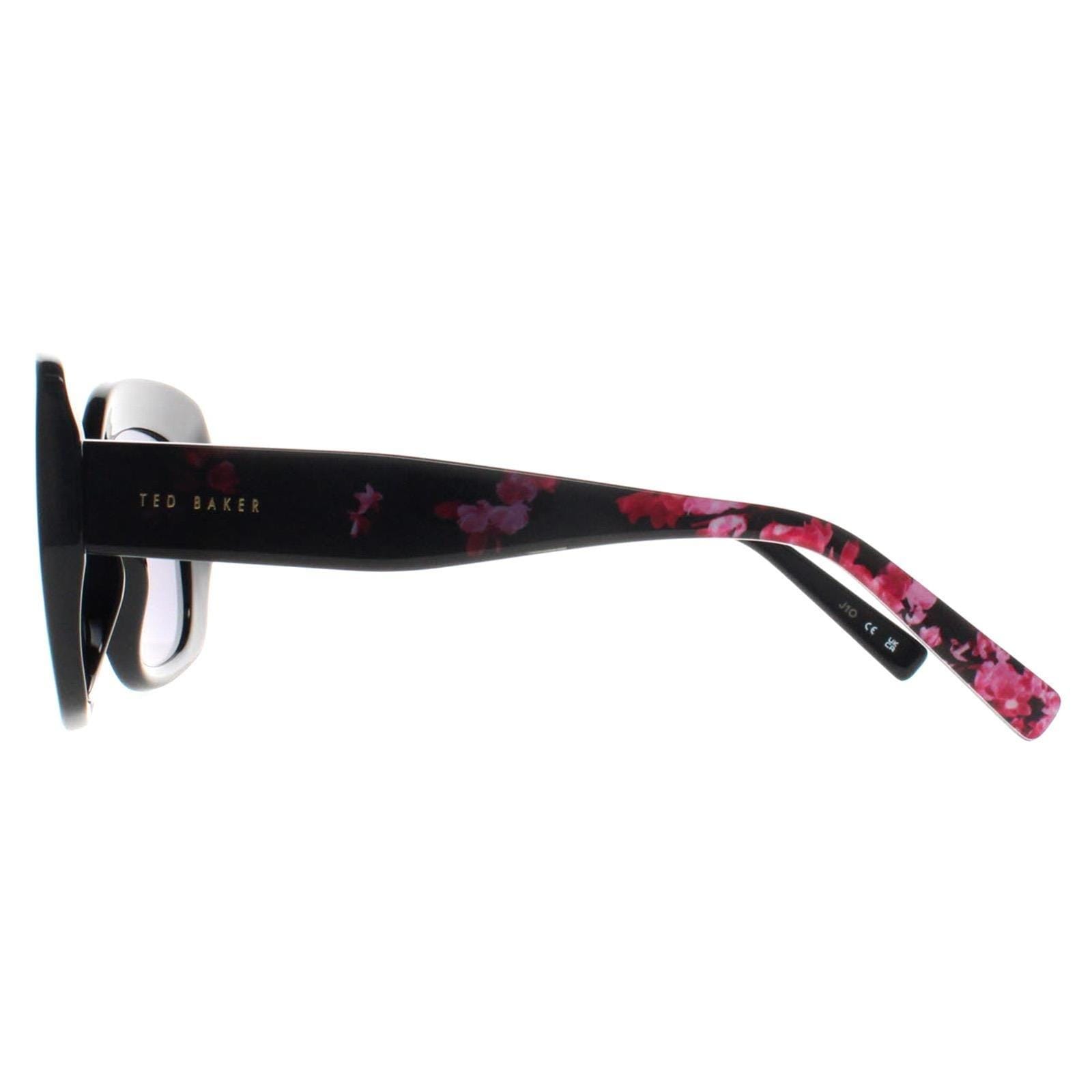 Ted Baker Cat Eye Gloss Solid Black Grey TB1675 Hattie image 3