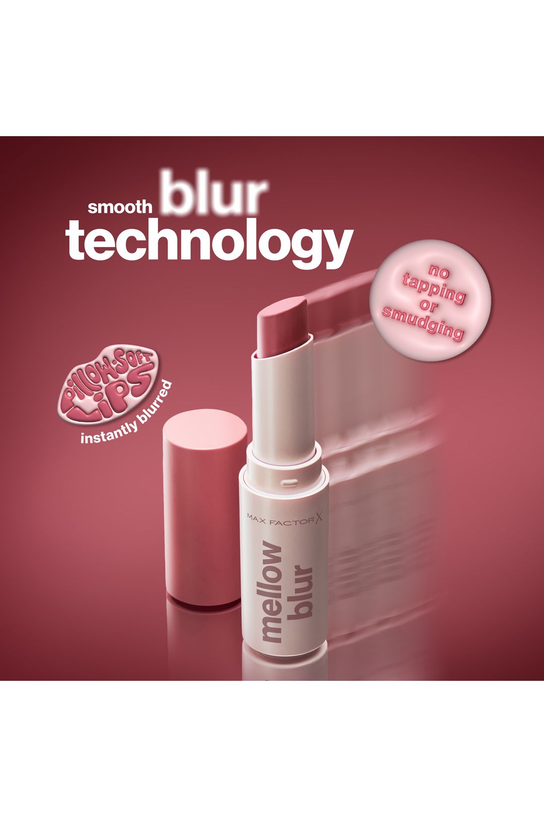 Max Factor 2000 Calorie Mellow Blur Lipstick 3.5g Peach Blush image 4