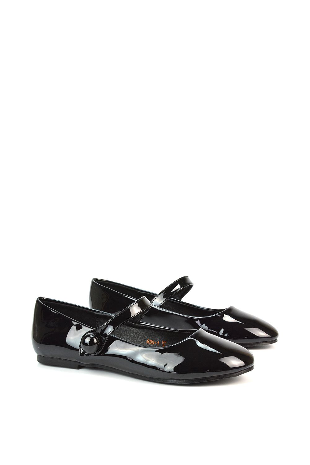 XY London 'Joanna' Flat Closed Toe Mary Jane Ballet Dolly Shoes Pumps image 4