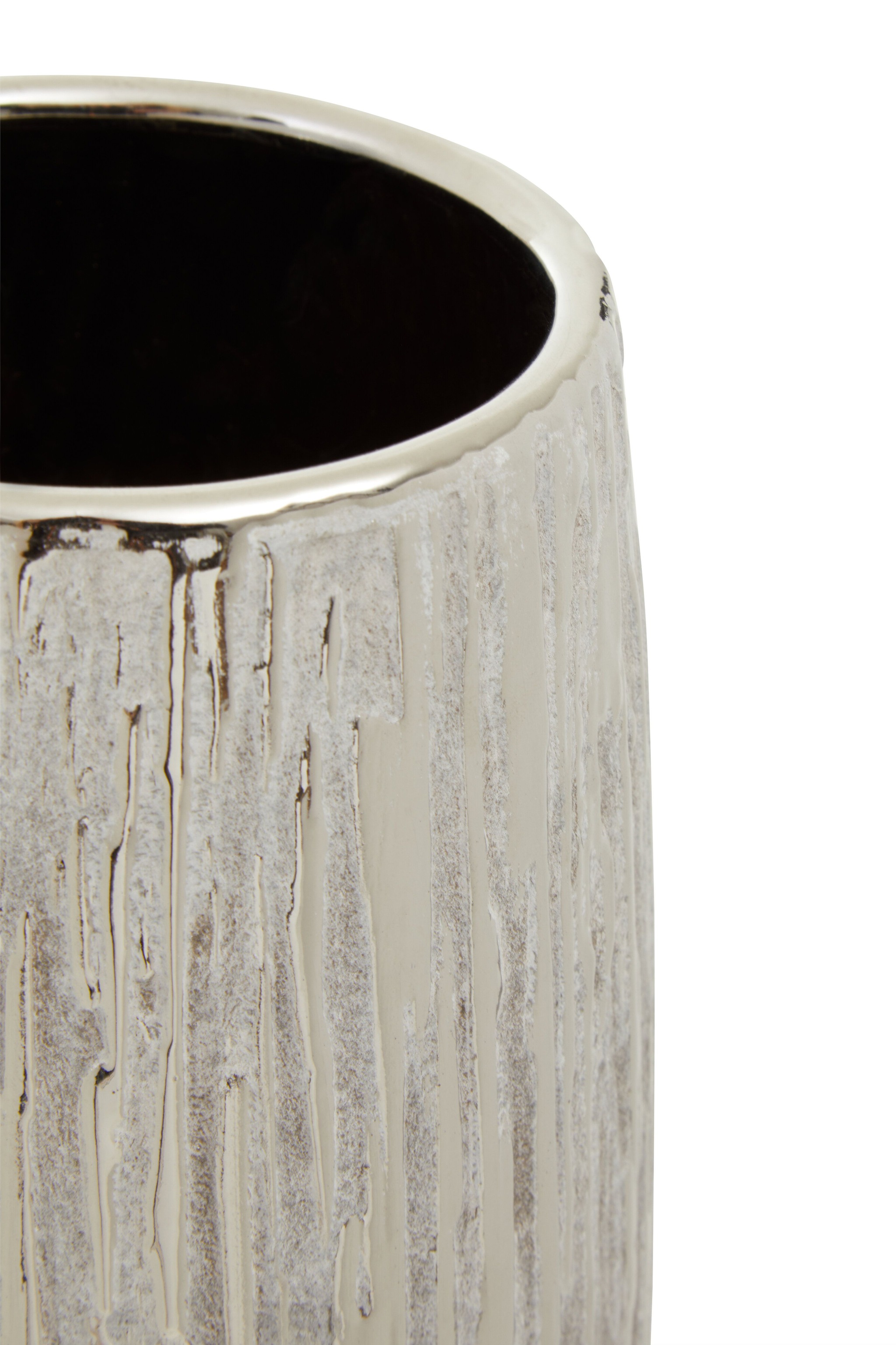 Orsina Hesper Large Silver Ceramic Vase image 3