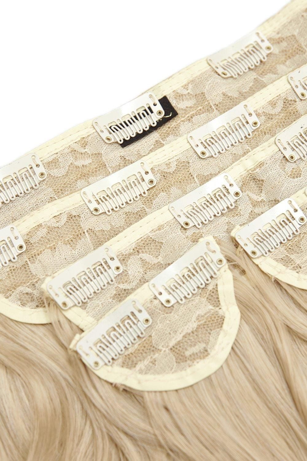 Lullabellz Super Thick 22" 5 Piece Curly Clip In Extensions California Blonde image 2