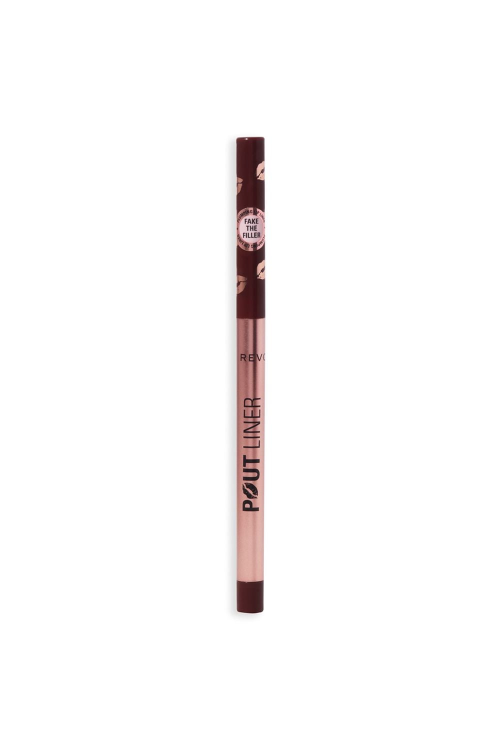 Revolution Pout Bomb Plumping Lip Liner Deepest Mauve image 3