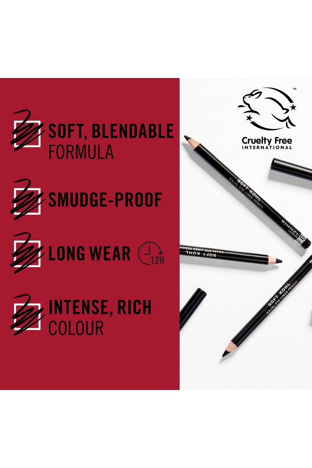 Rimmel London Soft Kohl Eye Pencil Jet Black image 6
