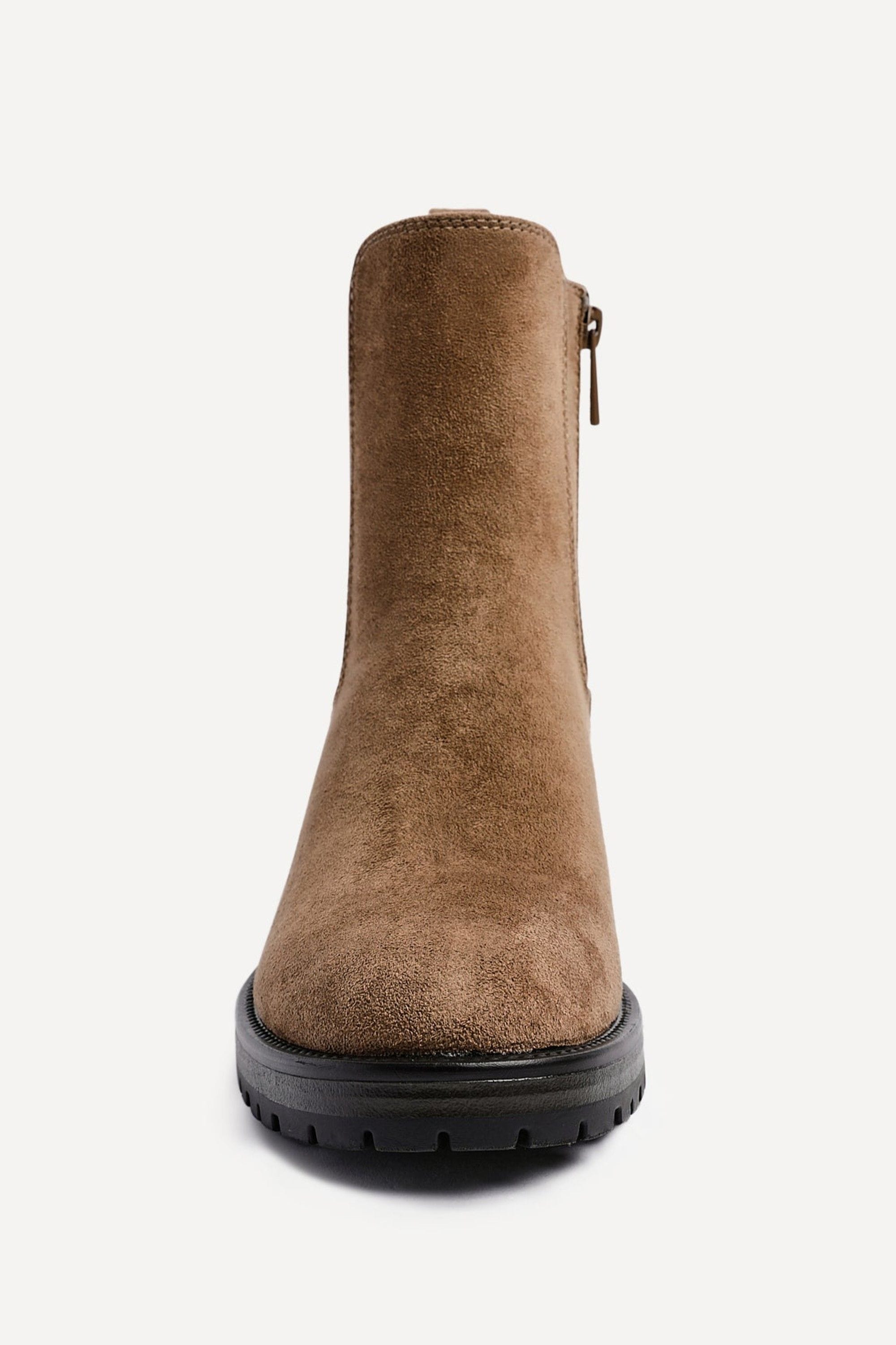 Linzi Path Sand Faux Suede Chelsea Boot image 5