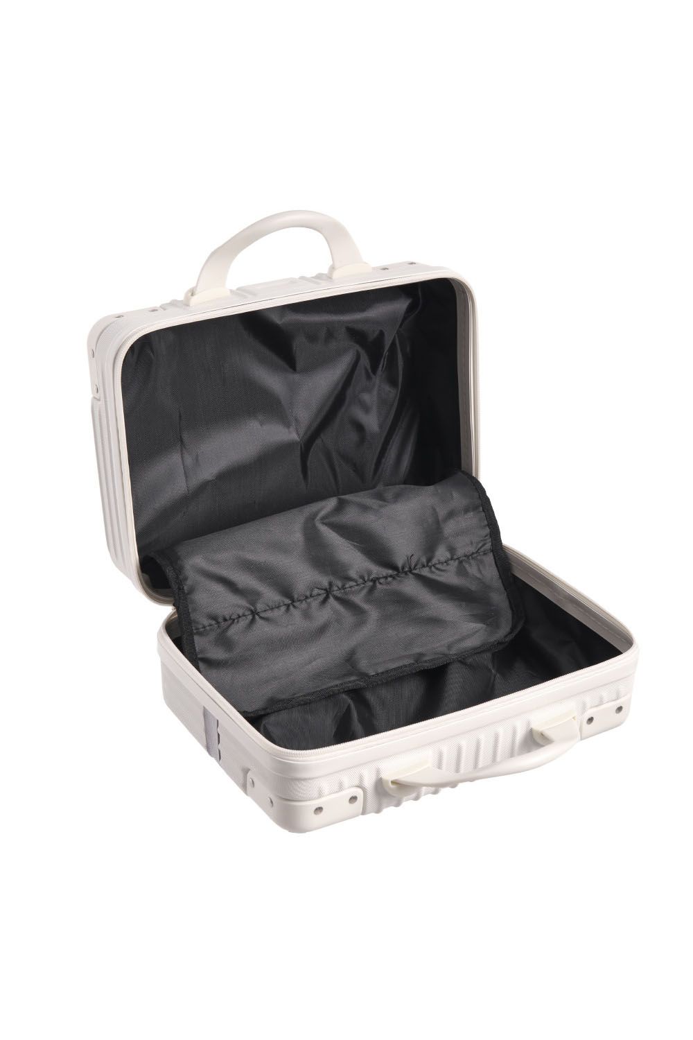 SHEONLY White Portable Makeup Case for Travel Suitcase image 5