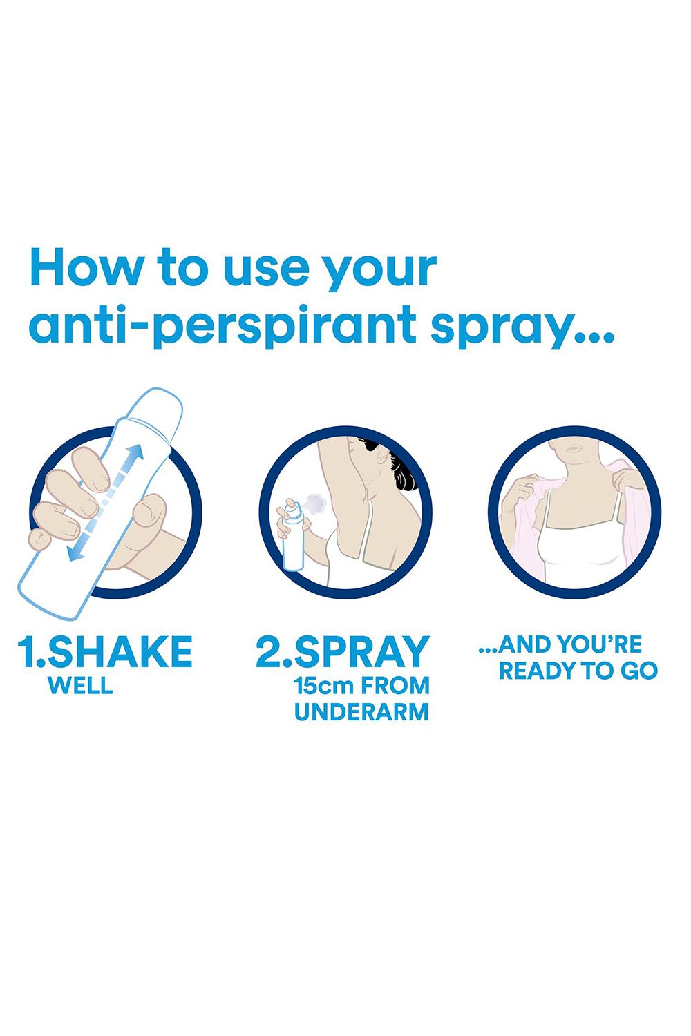 Vaseline ProDerma Aloe Fresh 'Antiperspirant Deodorant', 3 x 150ml image 5