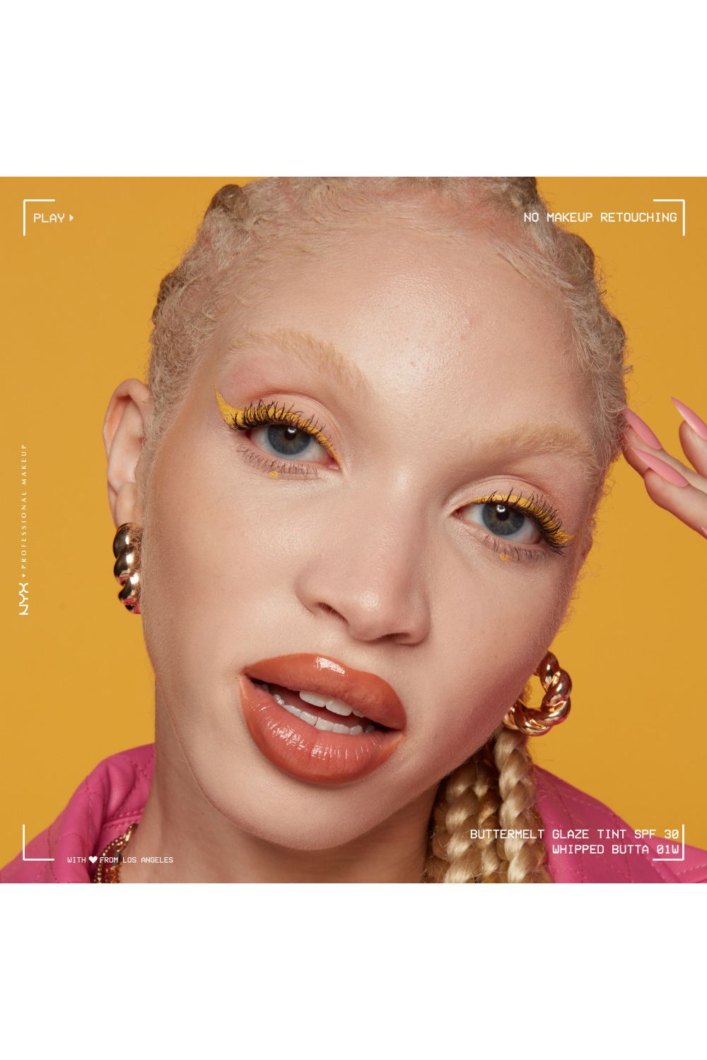 NYX Professional Makeup Buttermelt Glaze Soft Glow Skin Tint + SPF/FPS 30 30ml Whipped Butta image 4