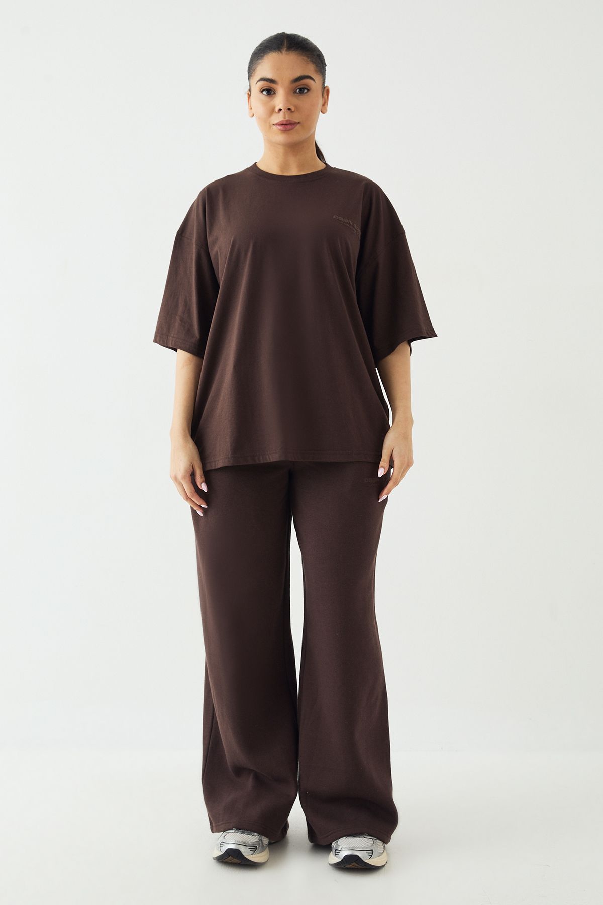 DSGN Studio DSGN Studio Sport Training Club Oversized T-shirt Coffee Bean image 5