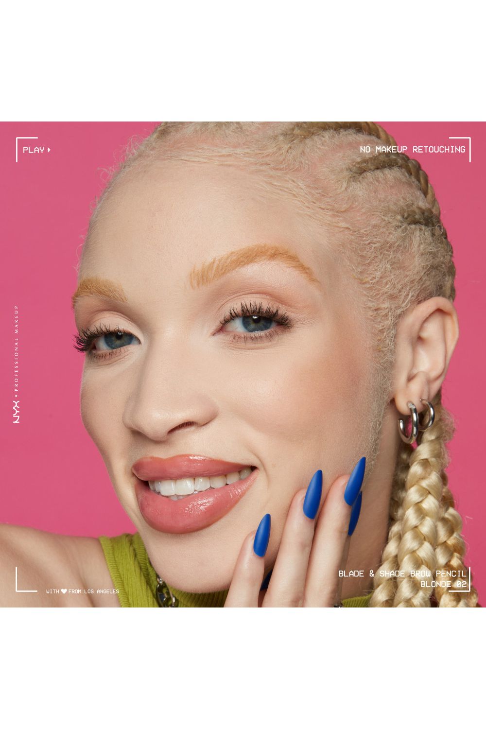 NYX Professional Makeup Blade & Shade, Nano Brow Mechanical Pencil 0.06g Blonde image 10