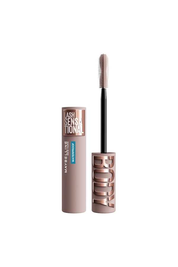Maybelline Lash Sensational Body Mascara, Volumizing up to 24H Lift, Waterproof Black 9.75ml Black
