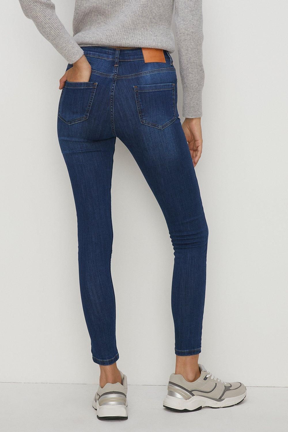 Oasis Jade Mid Rise Skinny Jean Mid Wash image 8