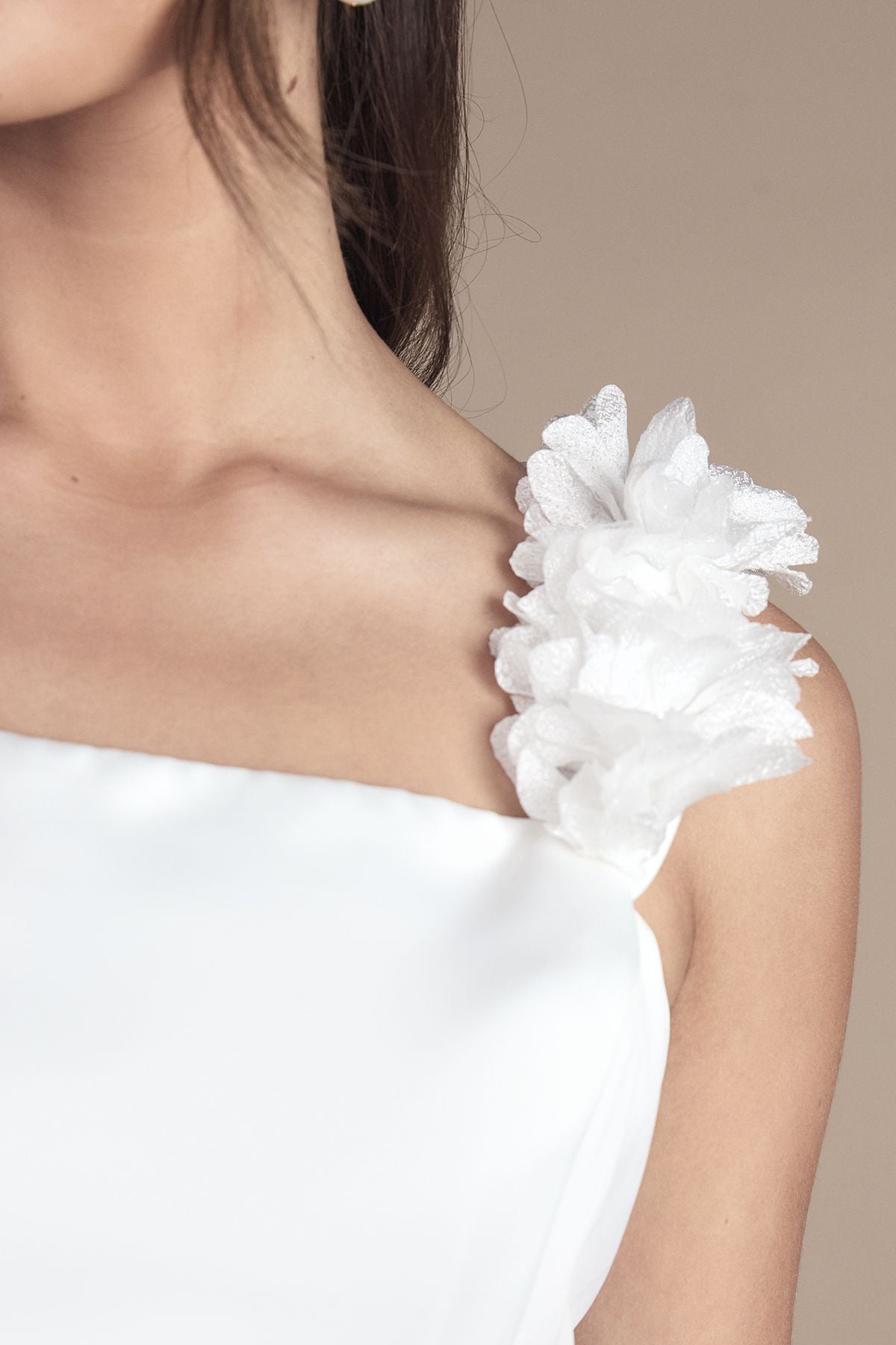 Coast 3d Floral Bardot Bridal Mini Dress Ivory image 5