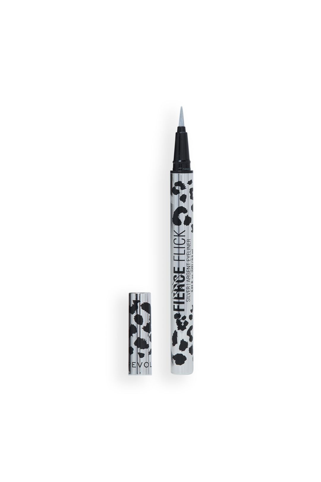 Revolution Fierce Flick Felt Eyeliner Pen Holographic Silver image 3