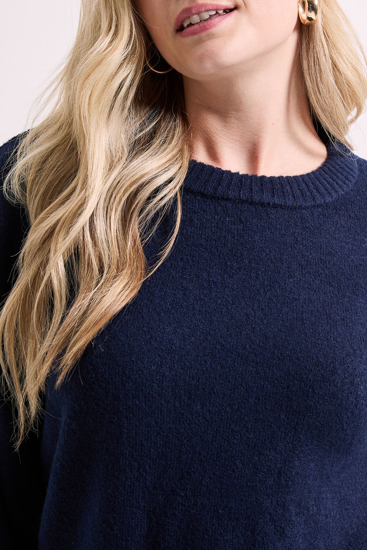 Dorothy Perkins Relaxed Crew Jumper Navy image 5