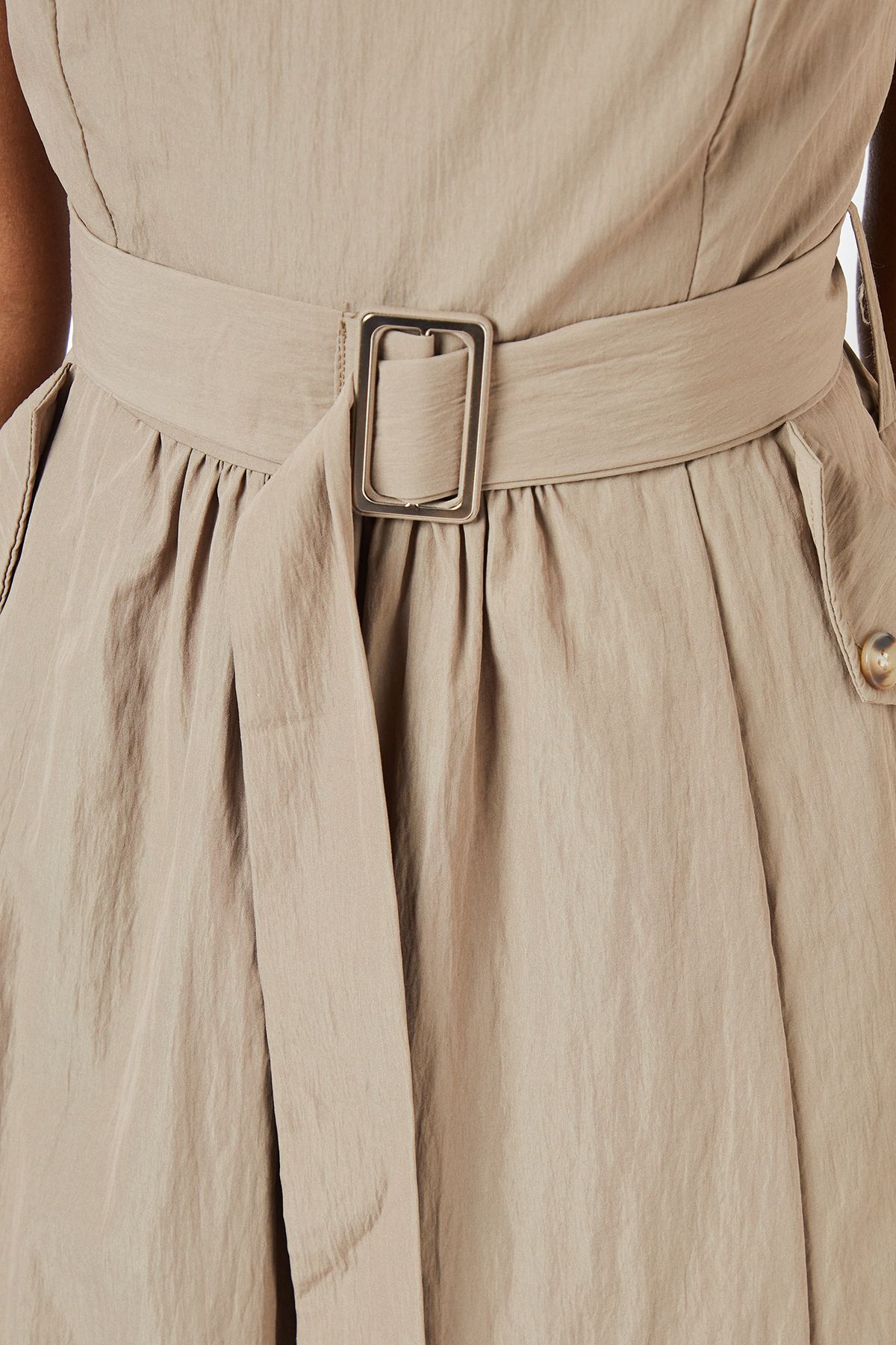 Principles Taupe Parachute Belted Midi Dress Taupe image 5
