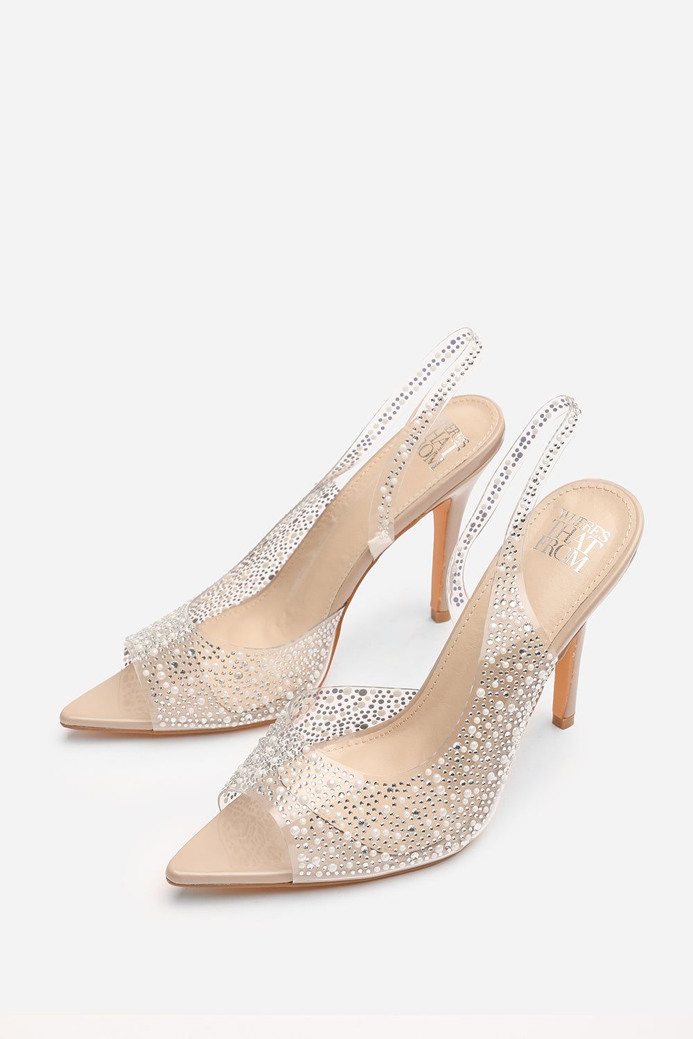 Where's That From 'Oriel' Crystal Embellished Heeled Sandals image 3