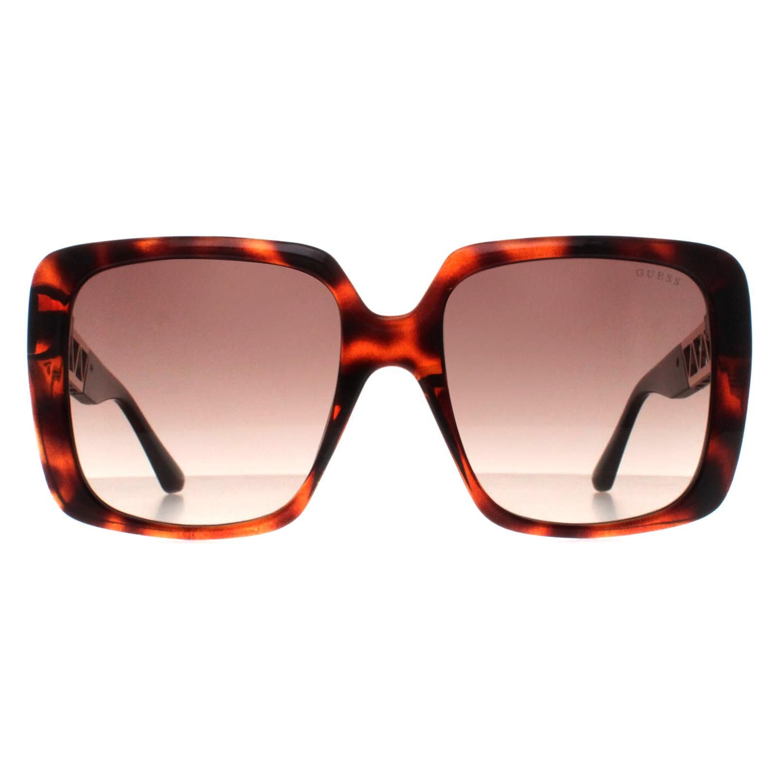 Guess Square Dark Havana Brown Gradient GU7689 image 1